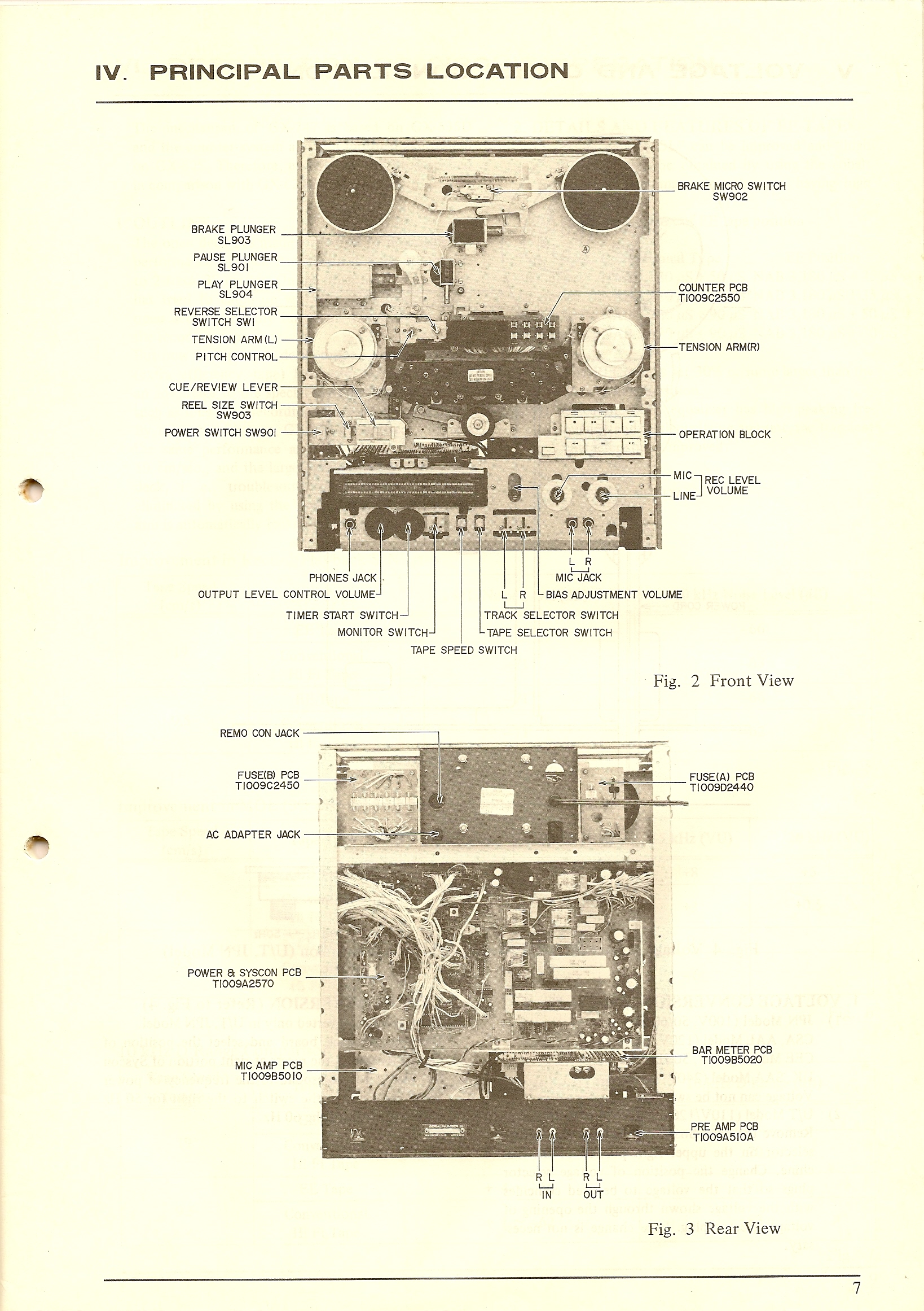 Service Manual Akai GX-747 (VU-meter version)